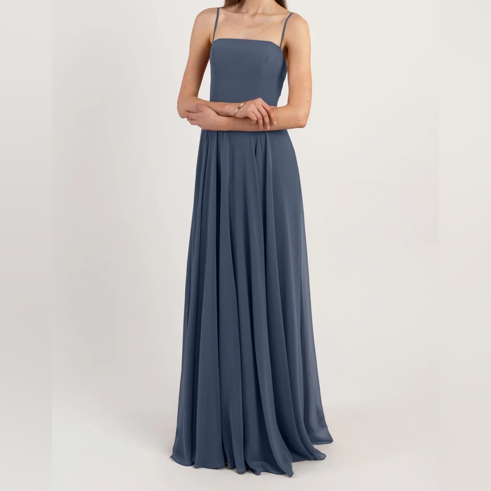 NWT Jenny Yoo Evening Blue Maxi Dress